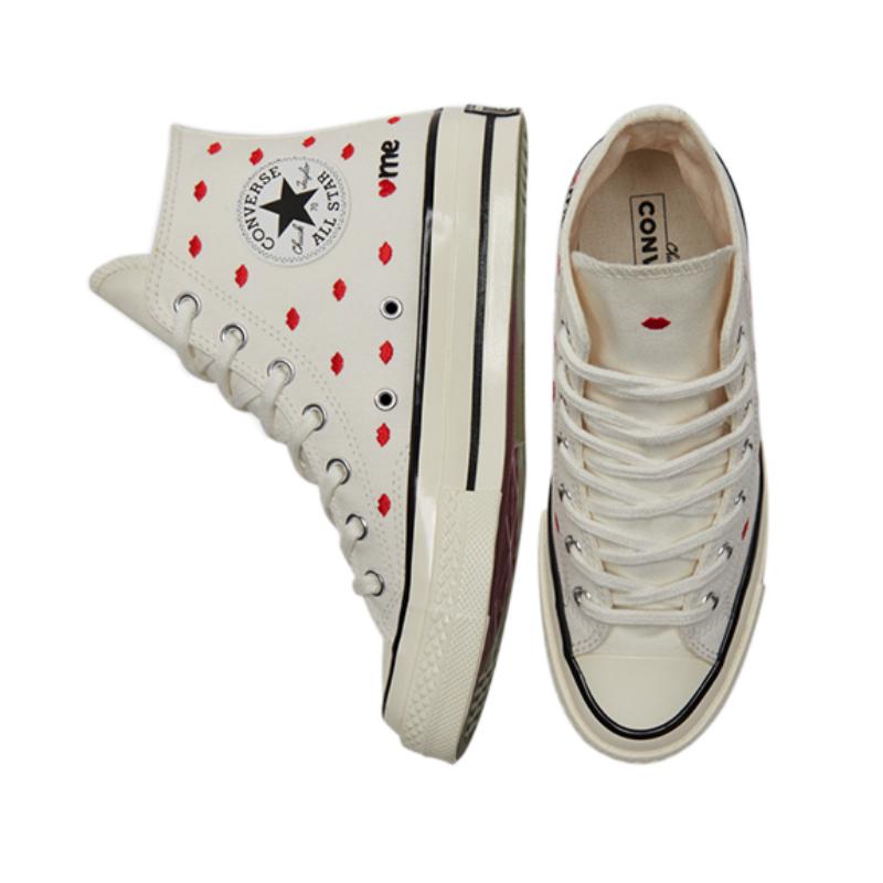 Converse 1970-е Chuck 70 Chuck Taylor All Star Повседневные Высокие Эспадрильи Унисекс Белый Красный