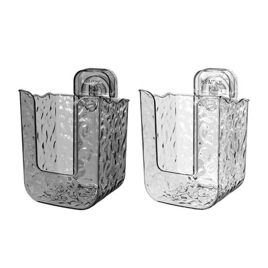 Настенный держатель для салфеток. Коробка для хранения кухонных салфеток. Легко устанавливается. Многоразовый контейнер для салфеток. Держатель для салфеток. Диспенсер с присоской.