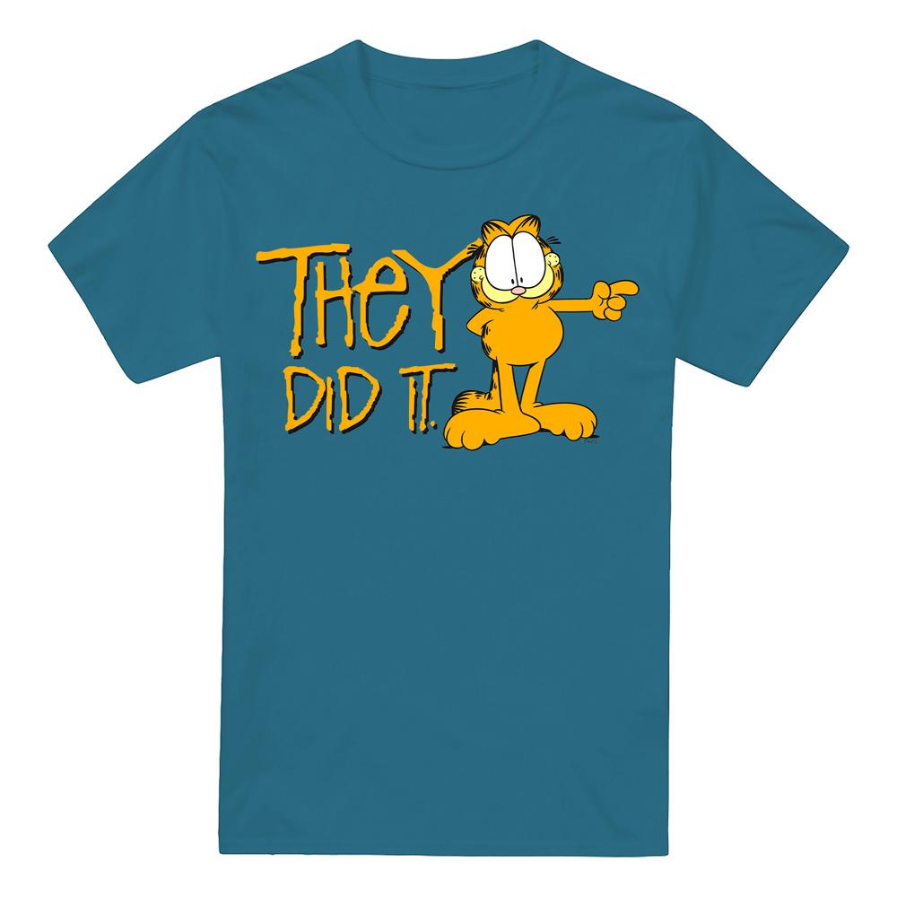 Garfield Mens They Did It T-Shirt