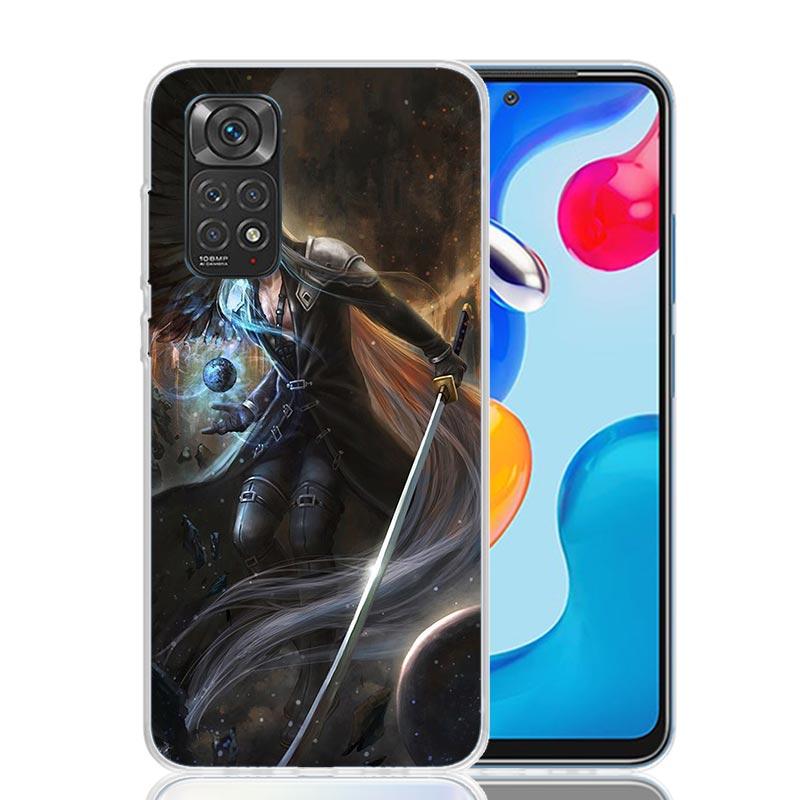 Чехол для телефона Anime FINAL FANTASY 7 BloodyBeni для Xiaomi Redmi Note 15 14 13 12S 12 Pro Plus 11S 11E 11 11T 10S 10 Искусство Мягкий Рисунок