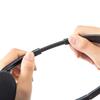Sanwa Supply Wired Headset with Mini Plug and Unidirectional Microphone for and PCs 4-Pole Tablets, Smartphones, (MM-HS406BK)
