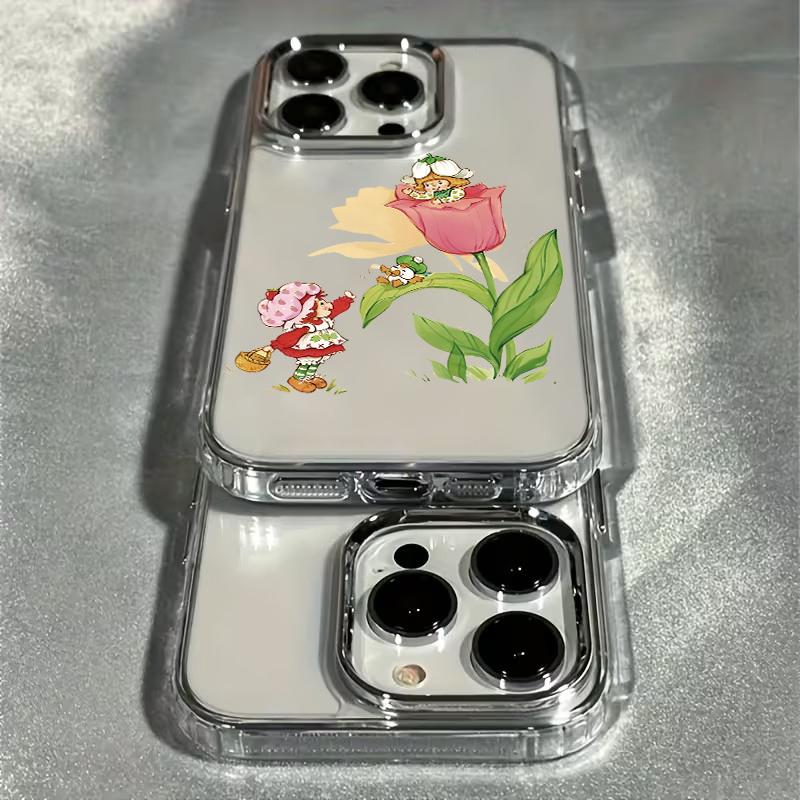 Мультяшный чехол для телефона Puccas Garus для iPhone 17 16e 16 15 14 13 12 11 mini Pro Max X XR XSMAX 8 7 Air Plus Прозрачный мягкий чехол