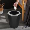 1pc Luxury Trash Can Plastic Garbage Storage with Lid Cover Bathroom Decor Living Room Home Decoration Hotel Wastepaper Basket