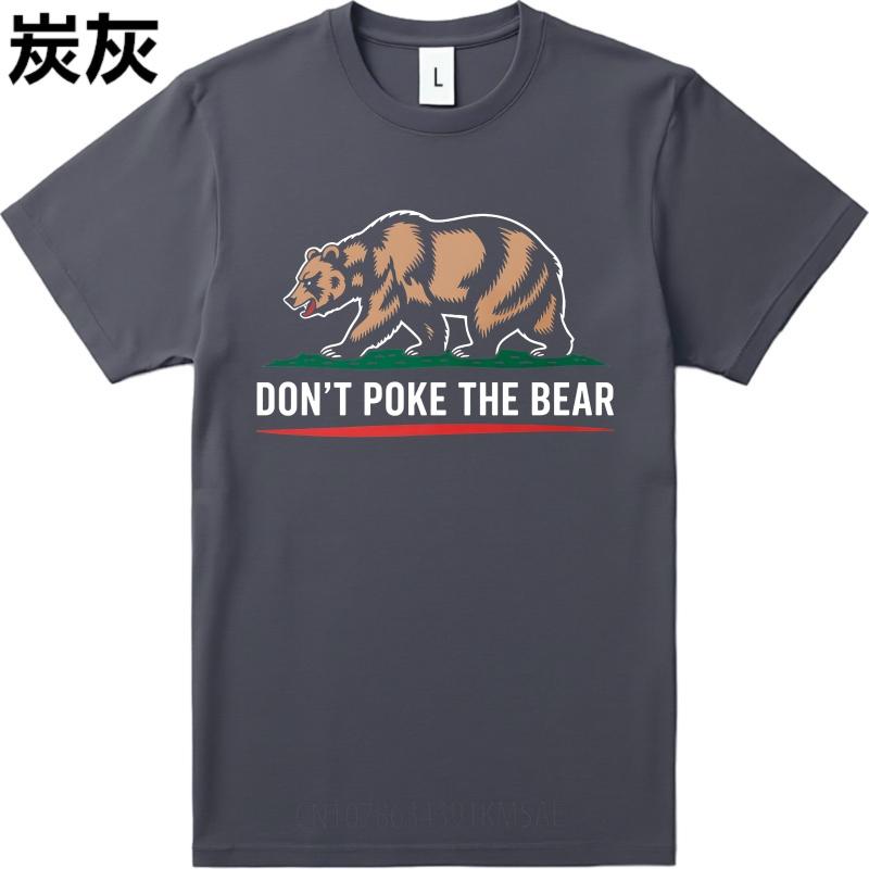 tshirt male Workout Unisex short sleeve tshirt Brand Dont Poke The Bear Bear Graphic Classic Women tees Graphic Workout tops