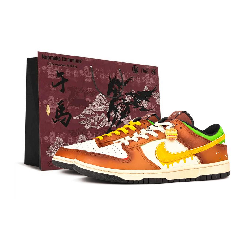 Nike Dunk Slip Resistant Abrasion Resistant Slip Resistant Abrasion Resistant Low top Skateboard Shoes Men's IM6670-202(Team1852-LD)