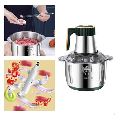 Кухонный комбайн Электрический измельчитель бытовой мощный 5 л автоматическая мясорубка для овощей