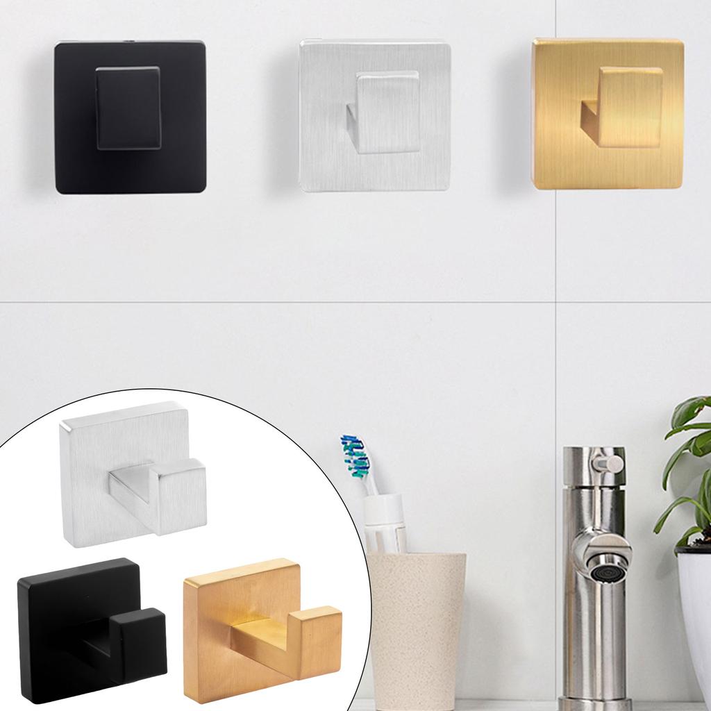 Multifunctional Stainless Steel Wall Hook for Shower Easy To Installion Support On Bathroom Door and Wall Decoration