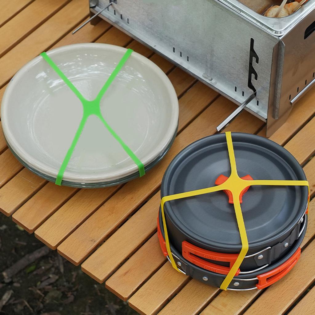 5 шт. силиконовых резинок H-band, резинки разных цветов, эластичные резиновые ленты для обертывания и упаковки сумок