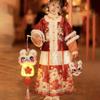 Lion Dance Chinese New Year Lantern Hanfu Accessories Bamboo Mid-Autumn Lantern  Restaurant Decor