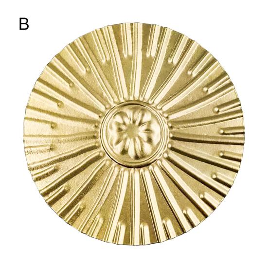 Hanging Round Metal Iron Reflecting Wall Decoration Easy Installation Sunlight Round Wall Ornaments Garden Decor