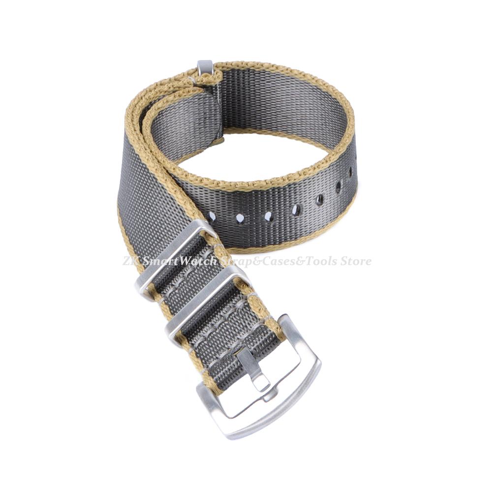 Нейлоновый холщовый ремешок для часов 20 мм 22 мм для Omega 007 Военный спортивный браслет Высокоплотный тканый ремешок Мужской женский браслет для Seiko 5