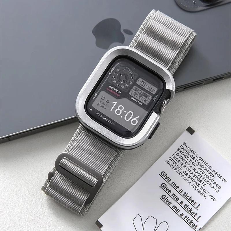 Armor Metal Case For Ultra 2 10 9 8 7 6 5 Drop Resistant Protect Cover For iWatch 40mm 41mm 42mm 44mm 45mm 46mm 49mm
