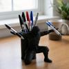 Устойчивый держатель для ручек Ninja Warrior Пластиковый настольный органайзер 3D-печатная подставка для ручек для домашнего офиса