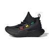 LEGO x Sport Mid K Устойчивые к истиранию Дышащие Средняя высота Детские Беговые кроссовки Угольно-черные Детские FZ5504