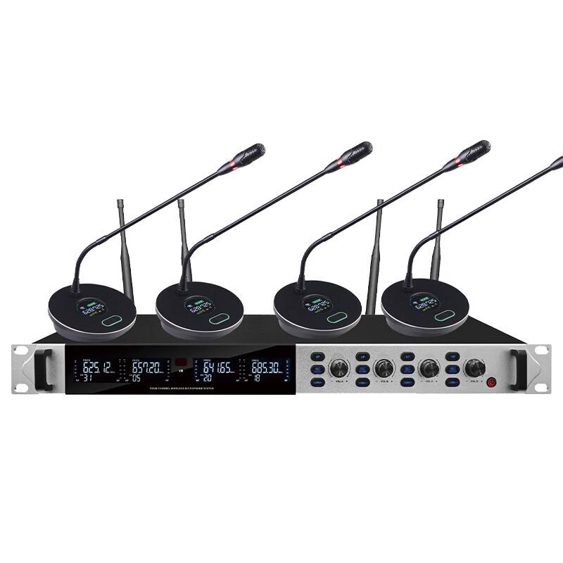 LINGXIDA Wireless 4-Channel Professional Microphone System (CN version)
