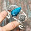 Blue Labradorite Gemstone 925 Sterling Silver Handmade Cuff Adjustable Jewelry Bangle