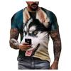 3D Casual Dog Print T Shirt Men Women Summer Animal Tee Man O Neck Short Sleeve Loose Tops Breathable Couples T Shirts
