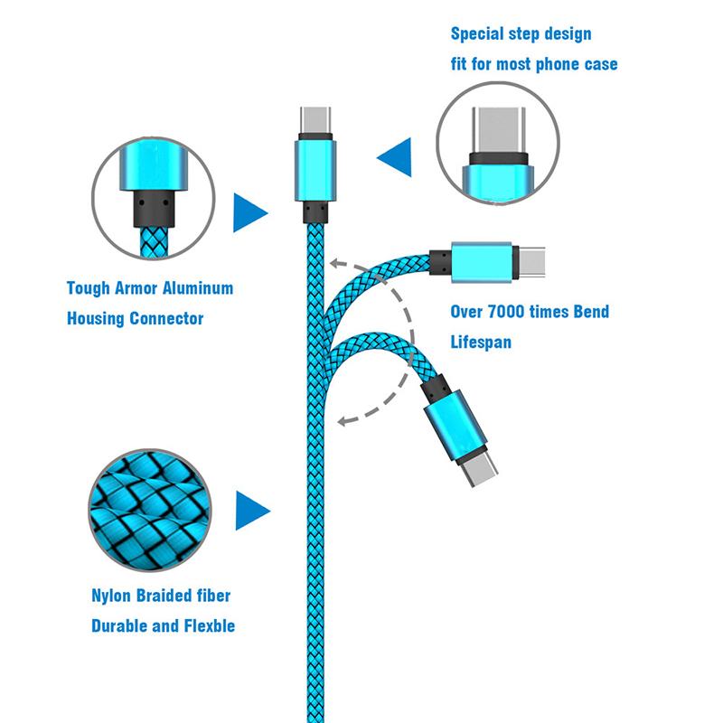 Зарядное устройство для телефона USB Type C Кабель USB-C для быстрой зарядки для Xiaomi Poco F3 M3 Redmi K40 Note 10 9 Pro Max Кабель USBC Type-C для передачи данных для Samsung для Huawei