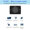 Быстрая зарядка PD30W+QC3.0 12V/24V Адаптер питания с розеткой быстрой зарядки и выдвижной крышкой 12-24V Автомобильное USB-порт зарядное устройство для автомобиля, автобуса, фургона