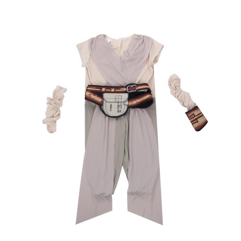 Star Wars The Force Awakens Rey Girl Classic Movie Character Ka Wah Games Plays Halloween Costume