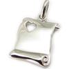 Altesse [F0088] - Silver Pendant 'Love' Silver (rhodium-plated) - 16x24 Mm