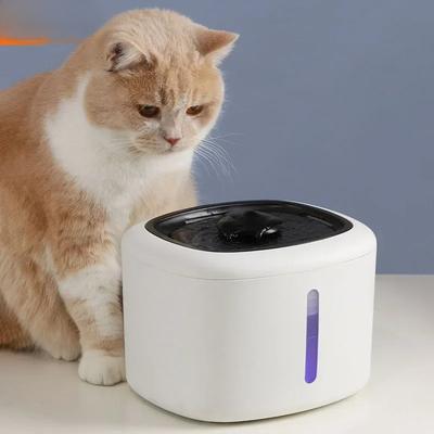 Автоматический фонтанчик для воды для кошек USB Электрический бесшумный поилка для собак Чаша с рециркуляцией Фильтрующая поилка Диспенсер для воды для домашних животных