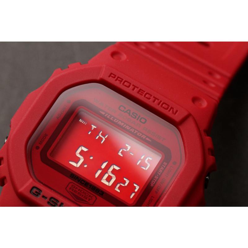 Casio Мужские часы G-SQUAD Series Красные DW-5635C-4 DW-5635C-4