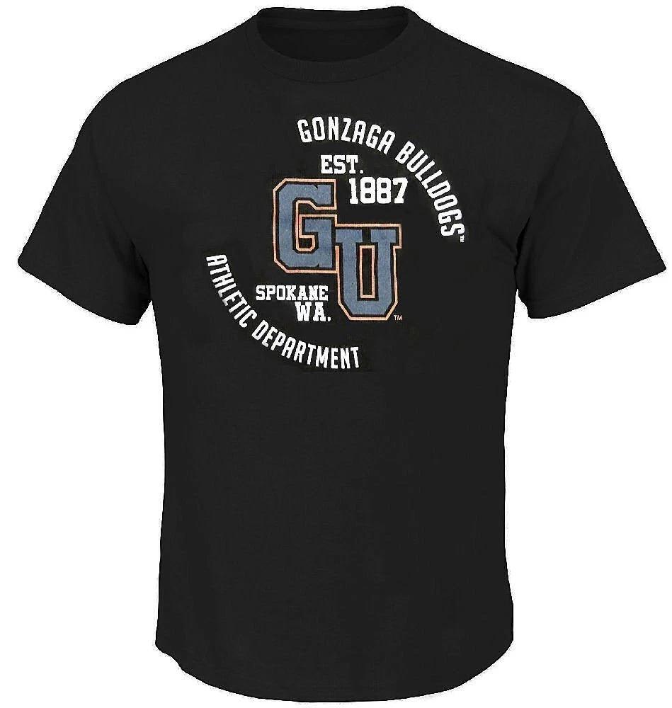 Gonzaga Bulldogs Black Athletic Dept. Short Sleeve T shirt