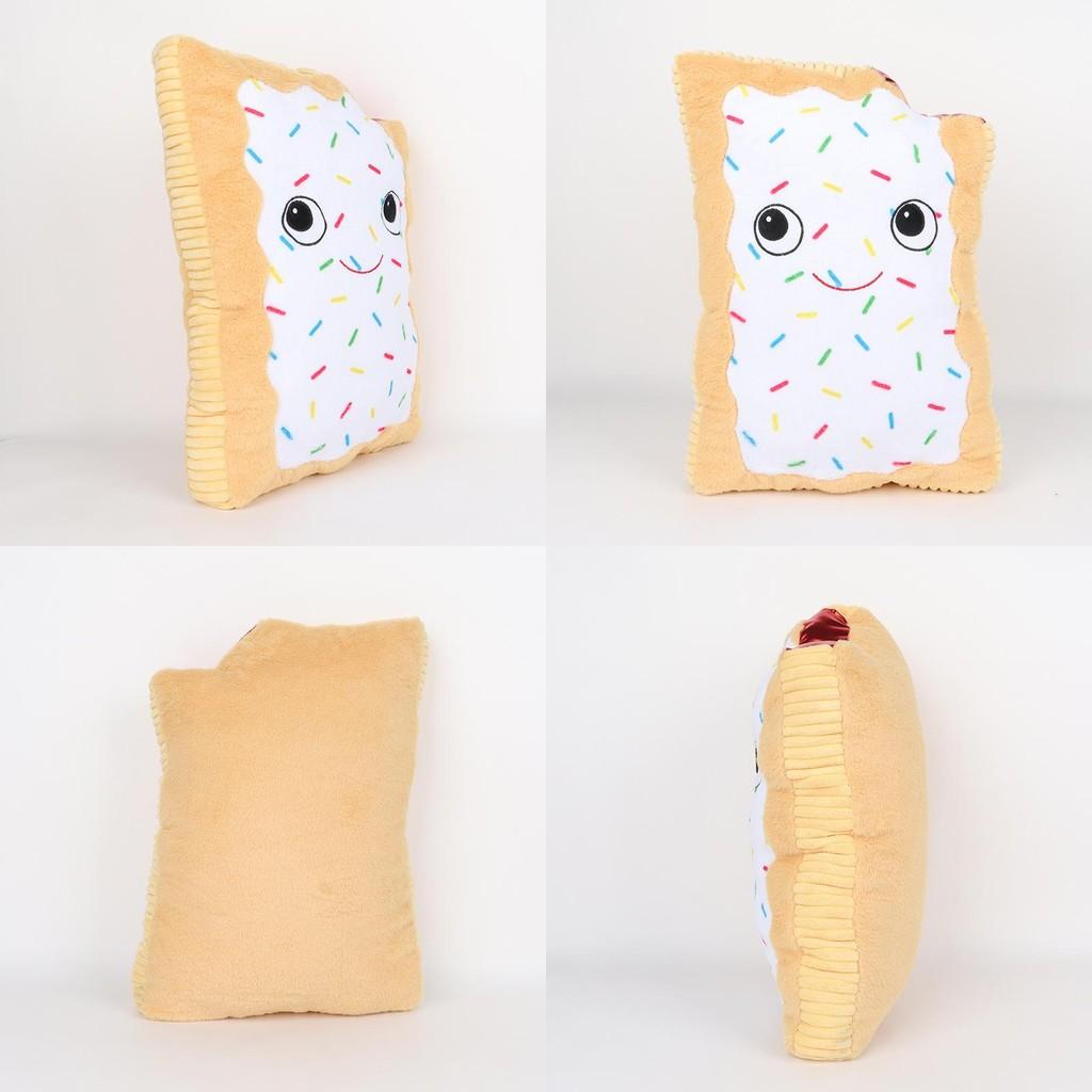 Тостер-выпечка Белая плюшевая игрушка Мультяшная мягкая кукла Украшение печенья Подарок