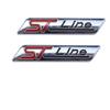 Наклейки на автомобиль с надписью STline для Reiz focus, модифицированные аксессуары, логотип автомобиля, металлические наклейки на боковое крыло кузова STline, декоративные наклейки