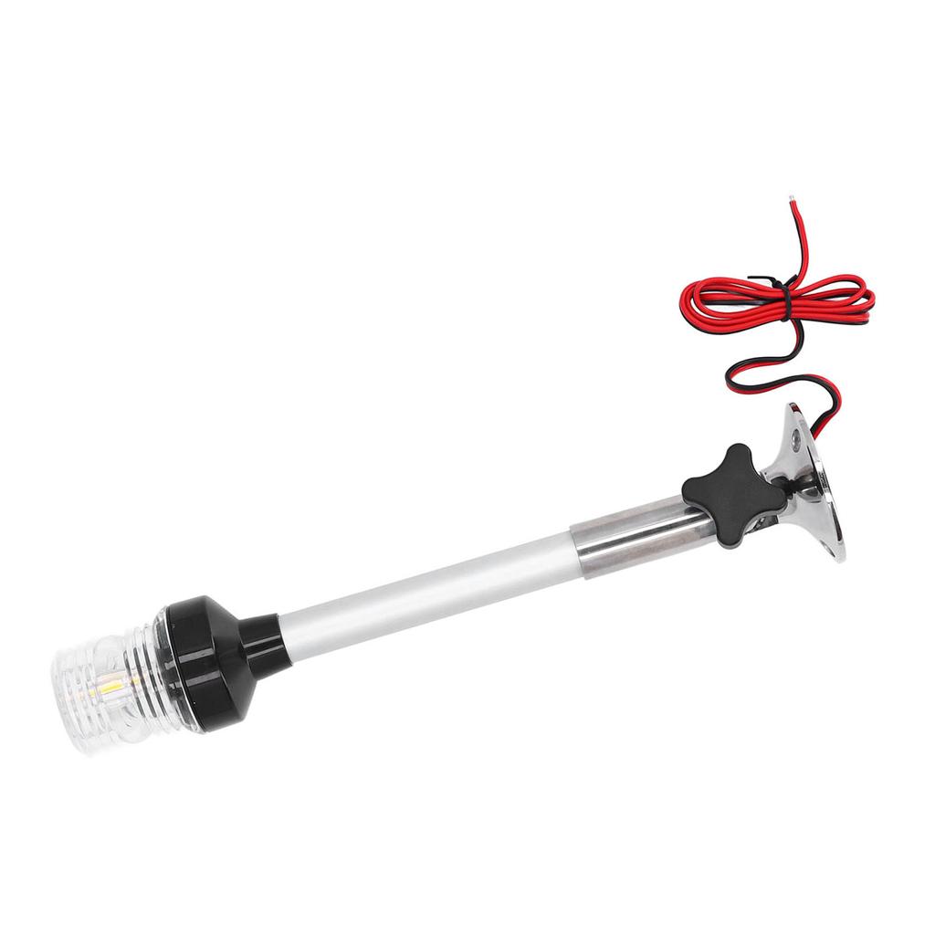 12 из 12?24 В постоянного тока светодиодный складной кормовой фонарь для лодки, видимость 2 морских мили, водонепроницаемость IP66, навигационный якорь