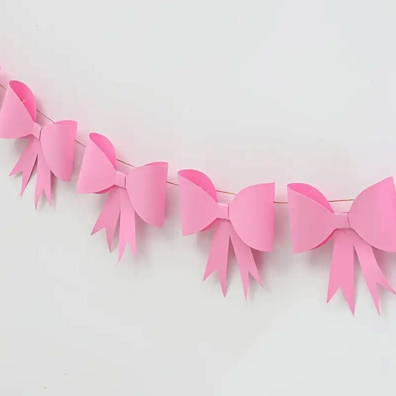 1 шт. настенное украшение на день рождения, свадебный душ, бант, подвесной бант, сделай сам, принадлежности для тематической вечеринки, баннер для вечеринки, реквизит для фотосъемки, 5 цветов