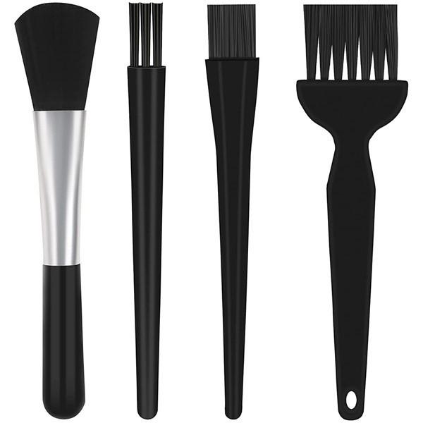 Набор антистатических щеток для очистки пыли с телефонов, компьютеров, клавиатур и печатных плат с круглой рукояткой