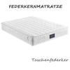 Upholstered Bed 1 Set Frame Cushion Spring Thick Headboard Mattress Solid Color Anti-wear for Room
