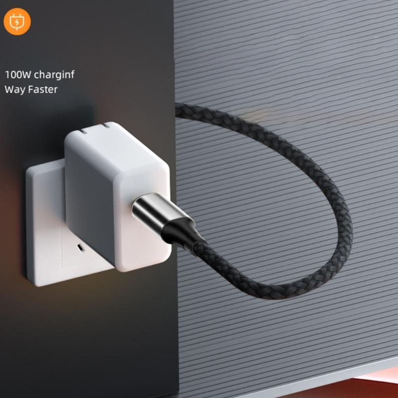 100W 20Gbps Laptop Power Charger Supply Adapter Connector USB-C Type-C Female to Female Converter for Phone Tablets