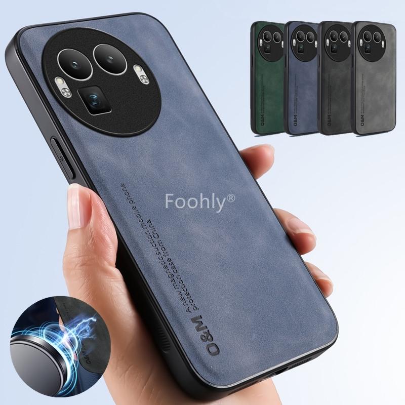 Магнитный чехол из нубука для Realme GT 8 Pro GT8 Защитная крышка Ударопрочная задняя панель Coque Capa Fundas