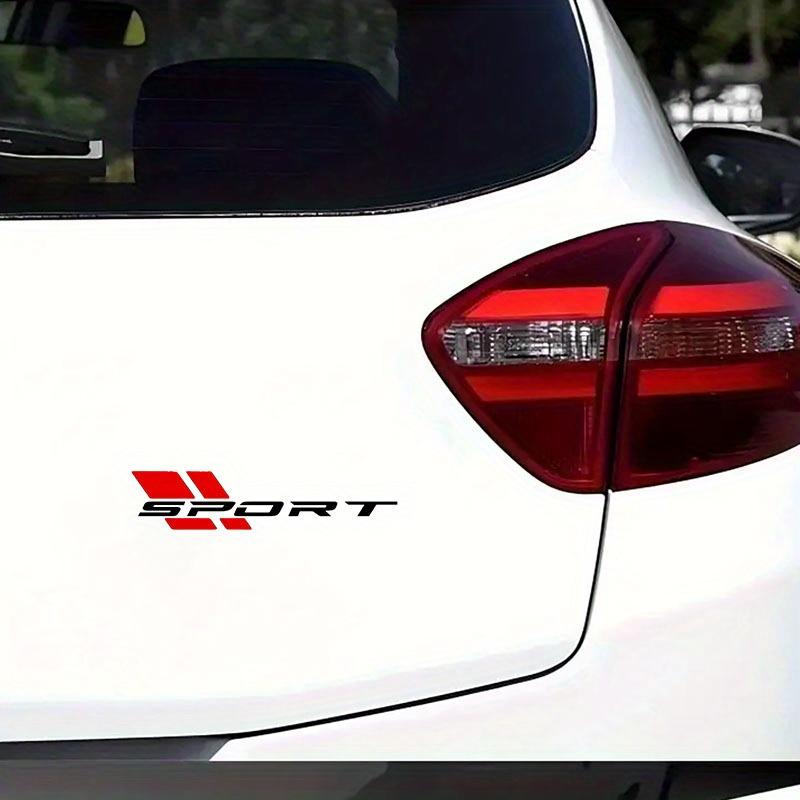Two Pieces of Sports Badge Pattern Stickers, Suitable for Truck Fenders And Trunk Logos, Vinyl Car Decorative Additions, Placed on The Left Side,