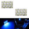 2 x Светодиодные панели Ultra Blue с 12 SMD для внутреннего освещения (плафон/купол/дверь/багажник)