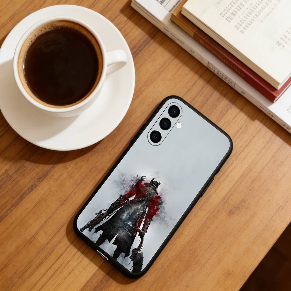 Чехол для телефона Game B-Bloodborne Черный Силиконовый Мягкий Для Samsung Galaxy A73,A72,A71,A70,A53,A52,A51