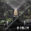3/8" 9/12mm Misting Cooling System Adjustable Sprayer Quick Connector with 8mm Nozzle Garden Irrigation Auto Watering Sprinklers