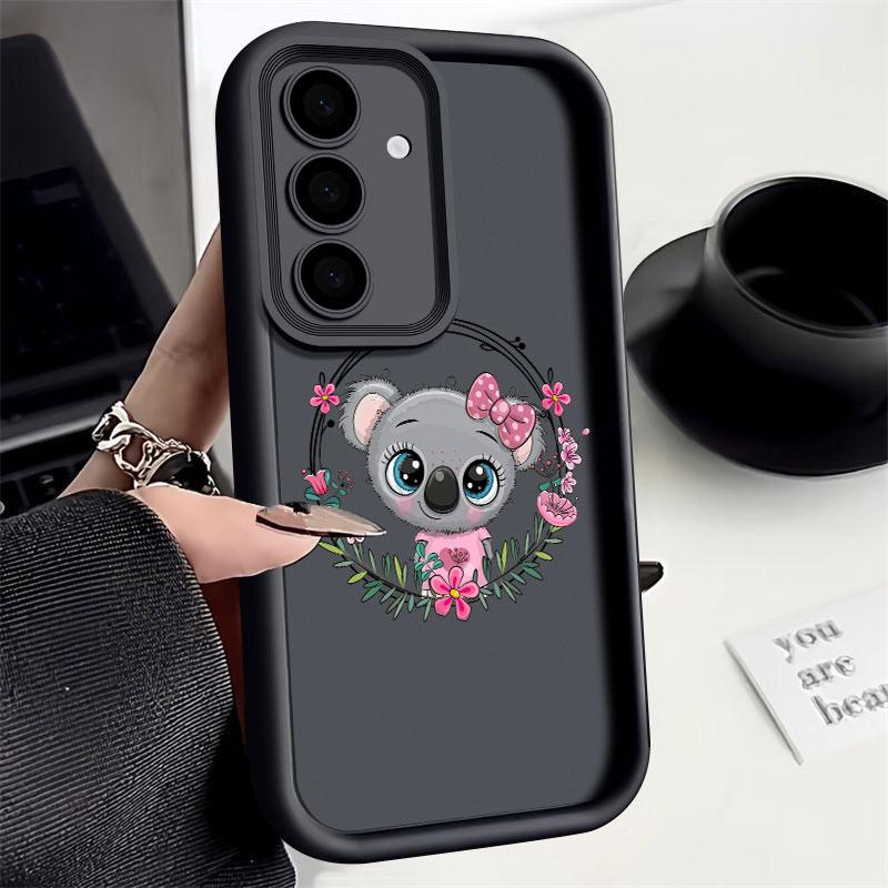 Милый Мультяшный Коала Медвежонок Чехол для Телефона Для Samsung S26 S25 S24 S23 S21 S20 Ultra Для Galaxy S25 S24 FE S26 Plus Силиконовый Чехол