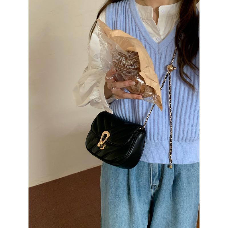 Маленькая сумка-цепочка с бриллиантами в стиле аромата для женщин, новая текстура и темперамент, нишевая дизайнерская сумка через плечо, маленькая квадратная сумка