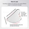 Gua Sha Natural Stainless Steel Scraper Massager Facial Skin Care Guasha Board Face Massager Board Heart Shape Body Relaxation