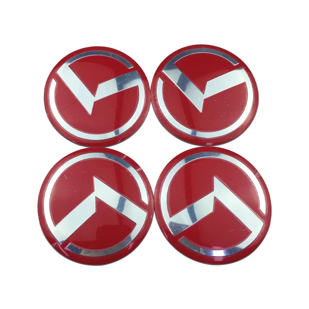 AABJA1 4pcs Car Wheel Center Hub Sticker Decal for KIA K3 K5 Sorento Ceed Picanto Forte Optima Stinger Sportage R Rio Soul Accessories