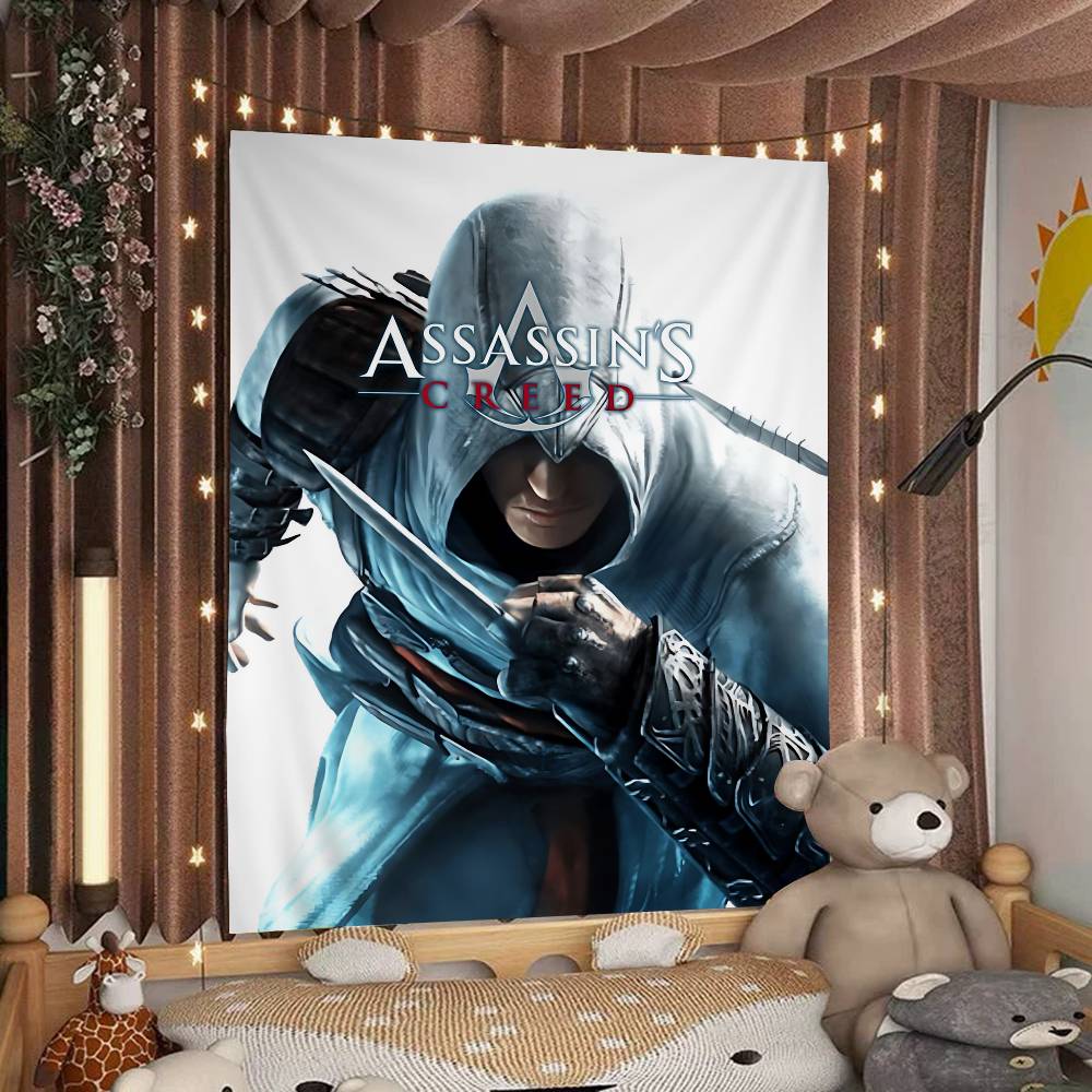 Игровой Классический AAssassins Крутой CCreed Аниме Гобелен Подвесной Таро Хиппи Настенные Ковры Общежитие Домашний Декор