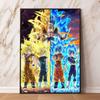 Printed Goku Begita Posters On Canvas, Toy Wall Stickers, Christmas Gifts, Children's Bedding
