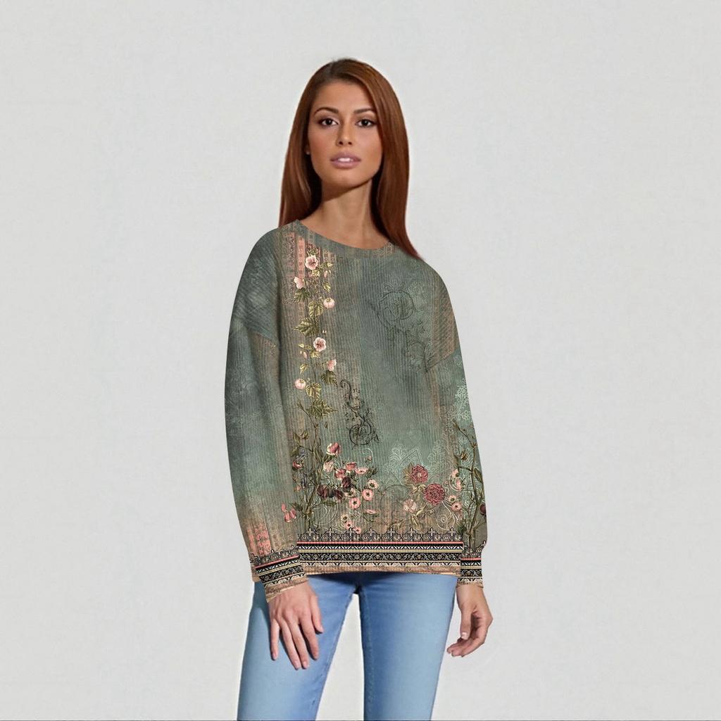 Женские повседневные топы на каждый день Вязаный свитер