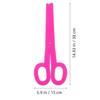 Plastic Oversized Shears Halloween Decorative Prop Kids Scissors  Costume Accessory