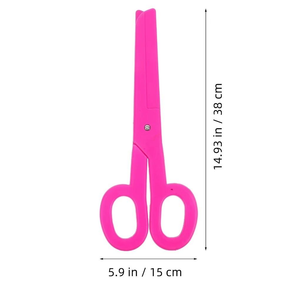 Plastic Oversized Shears Halloween Decorative Prop Kids Scissors Costume Accessory