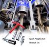 Набор торцевых ключей для свечей зажигания 16/21 мм 3 в 1 автомобильный торцевой ключ инструменты для ремонта автомобиля мотоцикла